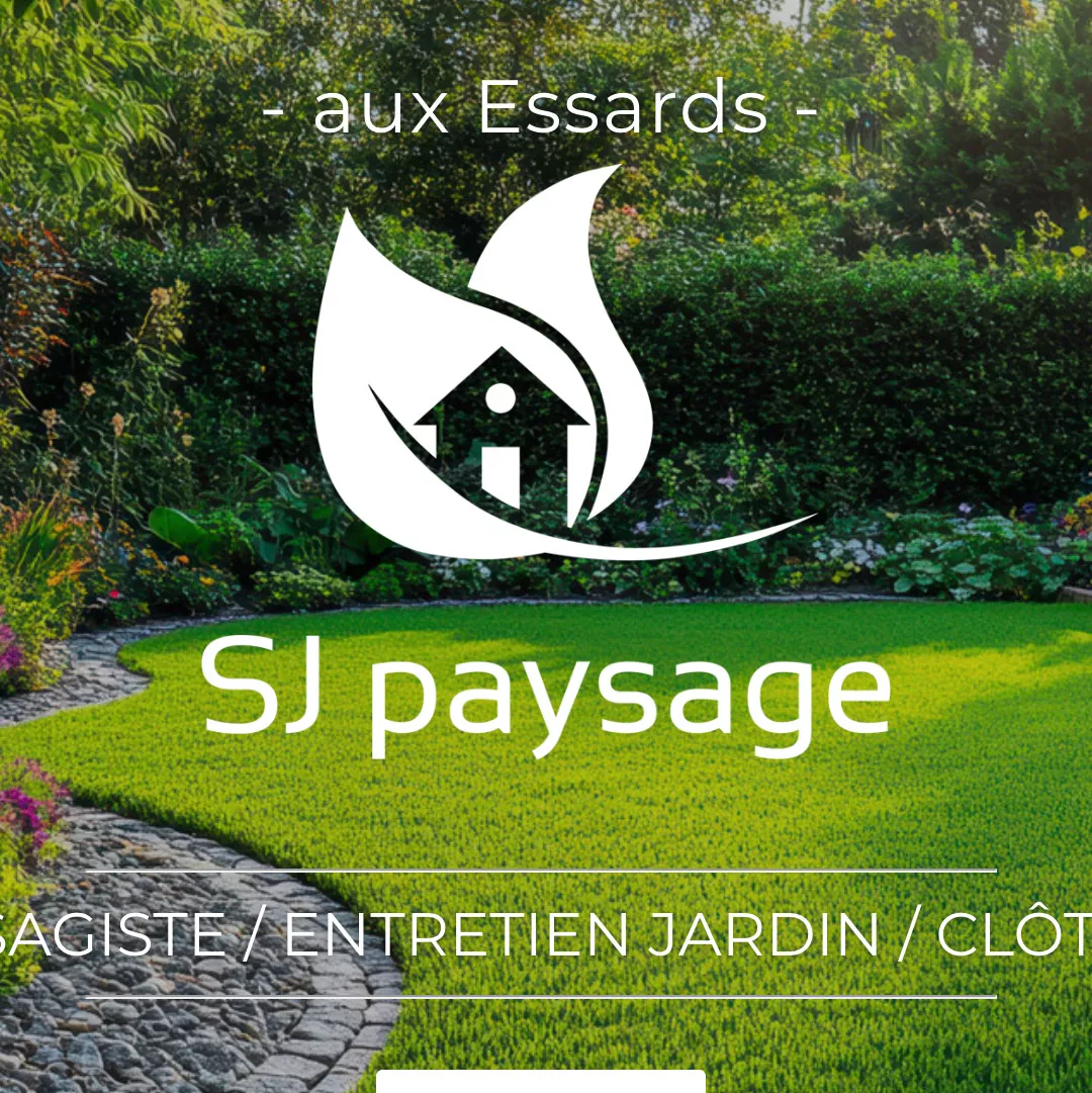 Site internet Sjpaysage réalisé par arkt.com, création de site à Saintes